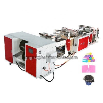 Popular Fully Automatic Non Core Rewind Change High Output Trash Bag Making Machine